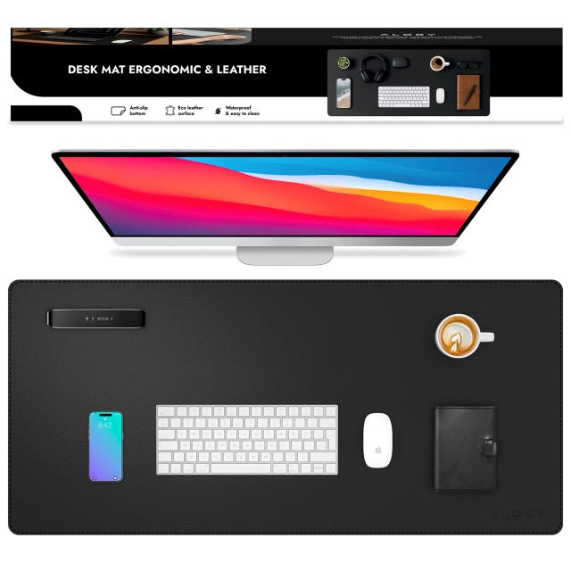 HUB splitter Alogy Adaptér pro počítačový notebook s USB-C na 3x USB-A 2.0 1x USB-A 3.0 šedý