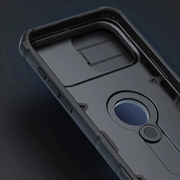 Чохол Nillkin CamShield Armor для iPhone 15 Pro Max, чорний, броньований