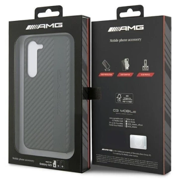 Etui AMG für Samsung Galaxy S23 HardCase Carbon Stripe