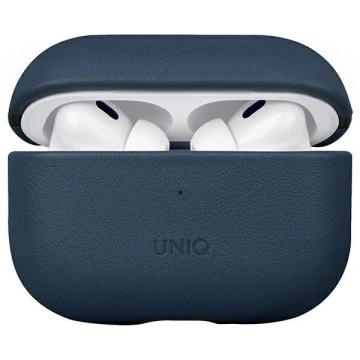 UNIQ Terra Earphone Protective Case for AirPods Pro 2nd Gen. Genuine Leather blue/space blue