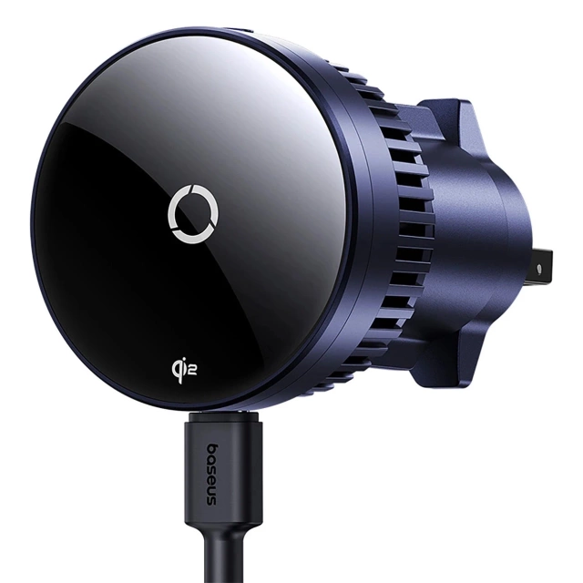 Автотримач Baseus MagPro з індуктивним зарядним пристроєм Qi2.0 15W для вентиляційного отвору - чорний