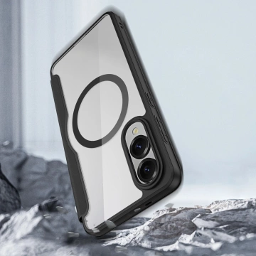 Чохол MagSafe для Samsung Galaxy S25 Edge Black Skin X Pro чорного кольору