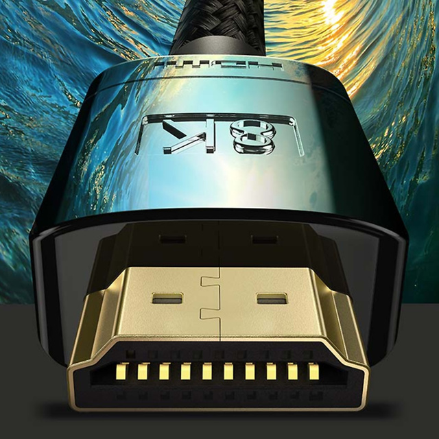 Kábel 2m Baseus High Definition Series HDMI 2.1 8K 60Hz 3D HDR 48Gbps Čierny