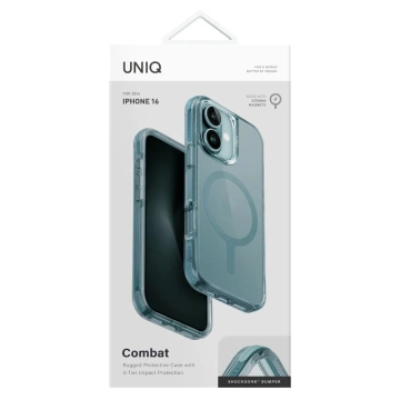 Etui do iPhone 16 UNIQ Combat MagClick Zielone Pancerne