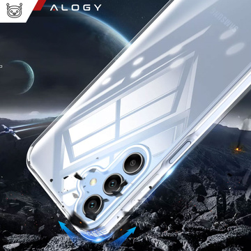 Puzdro pre Samsung Galaxy A15 4G/5G, Galaxy A25 5G zadný kryt Hybridné priehľadné puzdro Alogy Transparent