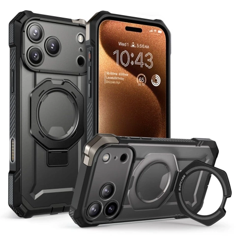 Etui Supcase UB Grip Mag MagSafe do iPhone 17 Pro Max, Black