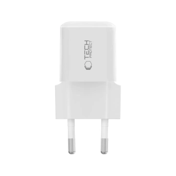 Ładowarka Sieciowa USB-C Tech-Protect NCM25 25W PD Biała