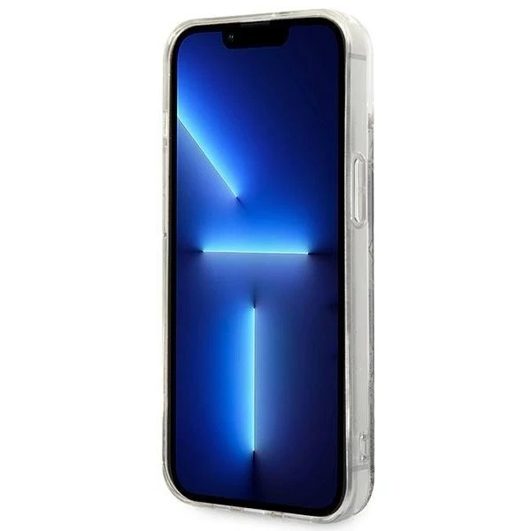 Ochranné puzdro na telefón Karl Lagerfeld KLHCP14SLMNMK pre Apple iPhone 14 6,1" hardcase black/black Liquid Glitter Monogram