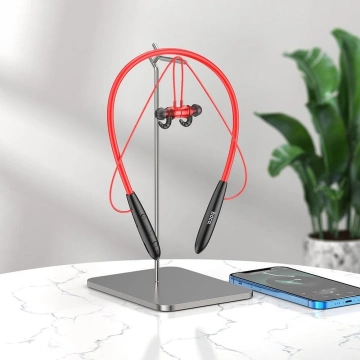 HOCO ES61 Red Bluetooth Wireless Headphones with Ear Hook