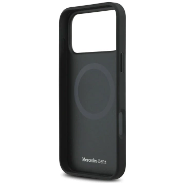 Etui do iPhone 17 Pro Max Mercedes-Benz Smooth Leather MagSafe Black