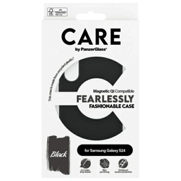 Прозорий чохол для Samsung Galaxy S24 CARE від PanzerGlass Flagship Urban Combat White QI