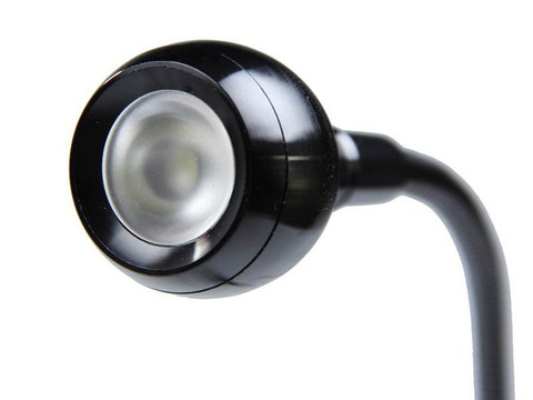 USB LED stolní lampa s klipem Černá