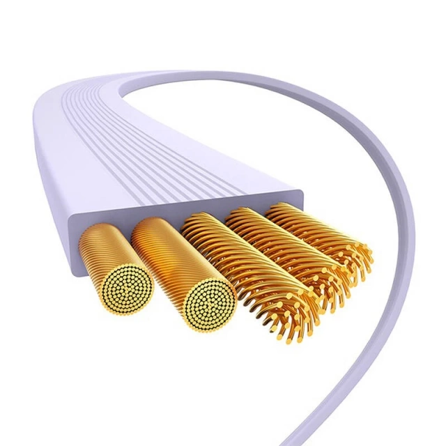 Kábel Baseus Free2Pull USB-C pre iP 20W 1m (fialový)