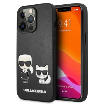 Etui Karl Lagerfeld KLHCP13XPCUSKCBK na iPhone 13 Pro Max 6,7" pevný obal Ikonik Karl