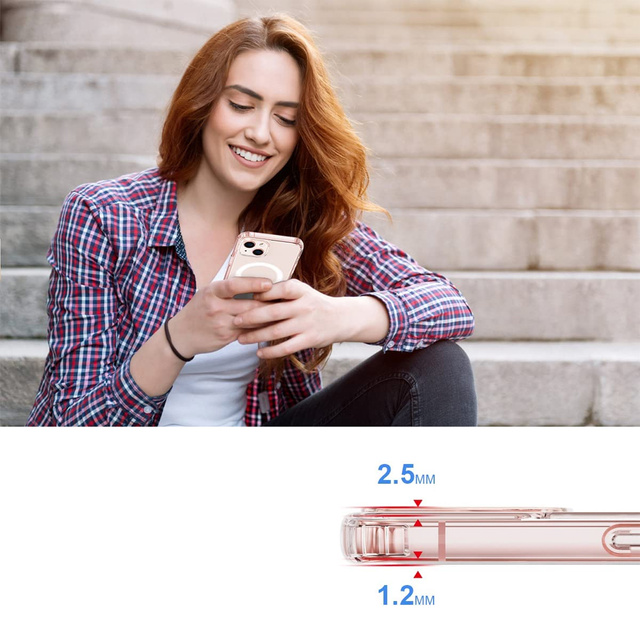 Armored case for MagCase 3mk for Apple iPhone 13 Transparent