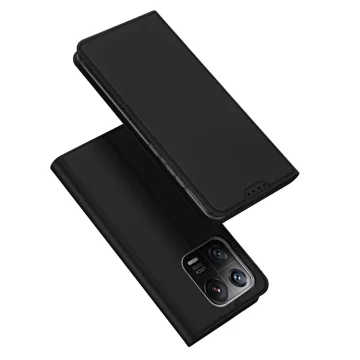 Dux Ducis Skin Pro Hülle Xiaomi 13 Pro Cover mit Flip-Card-Wallet-Ständer schwarz