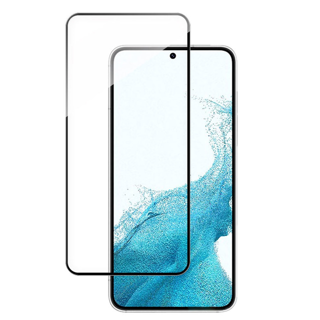 Full Screen Tempered Glass With Frame Glass Film 3D Edge Nano Flexi Glass For Samsung Galaxy S22