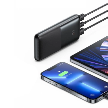 Baseus Bipow Pro Power Bank 10000mAh 20W weiß mit USB Typ A - USB Typ C 3A 0,3m Kabel (PPBD040202)