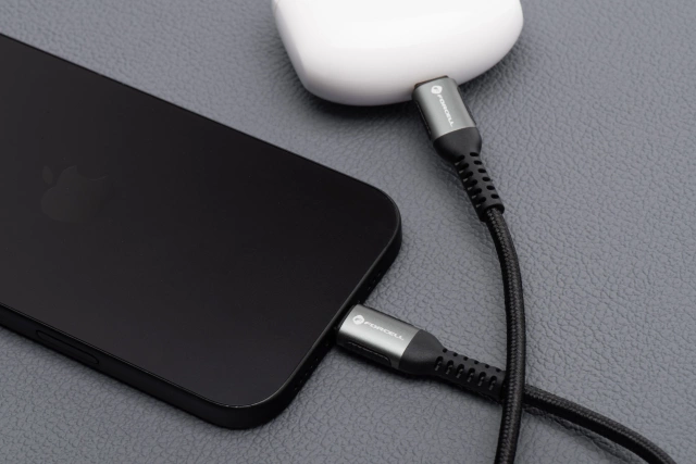 Кабель USB-C до USB-C Forcell 240W 5A QC 4.0 PD нейлоновий 3m Laptop Turbo