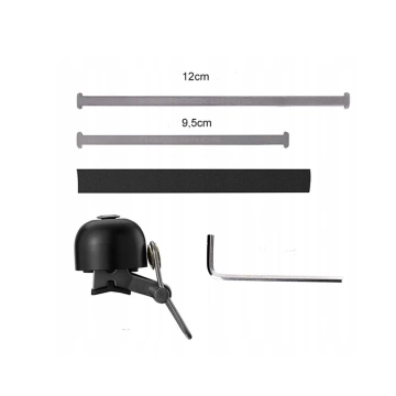 Rockbros 15-1BBK retro bicycle bell - black