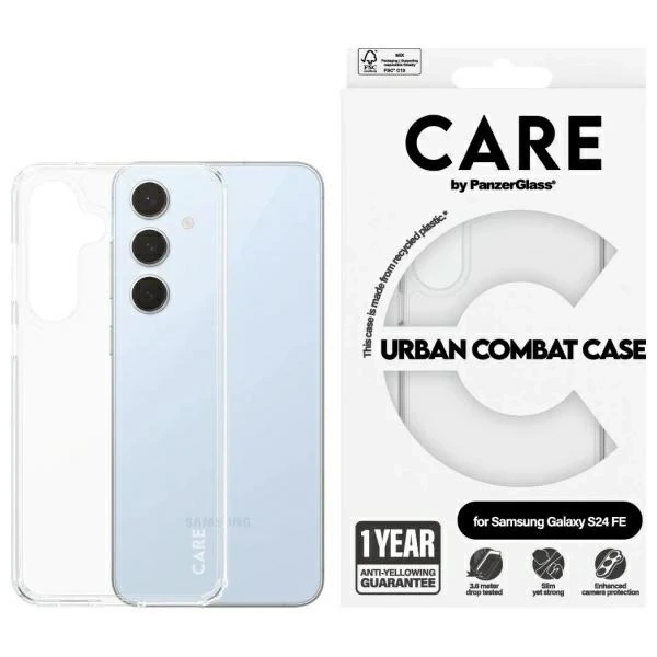 Puzdro pre Samsung Galaxy S24 FE CARE od PanzerGlass Urban Combat Case čierne