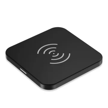 Набір бездротового зарядного пристрою Choetech Qi 10W для навушників чорний (T511-S) Настінний зарядний пристрій Q5003 Європейський стандарт білий Кабель AB 1,2 м білий