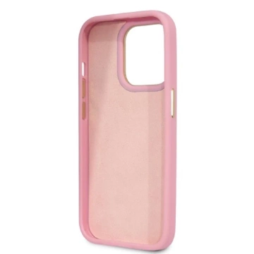 Etui Guess GUHCP14LHGCRHP pro iPhone 14 Pro 6,1" pevný obal Croco Collection
