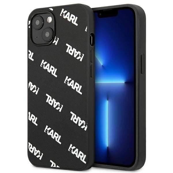 Karl Lagerfeld KLHCP13SPULMBK3 iPhone 13 mini 5,4" pevný obal černý/černý celoplošný