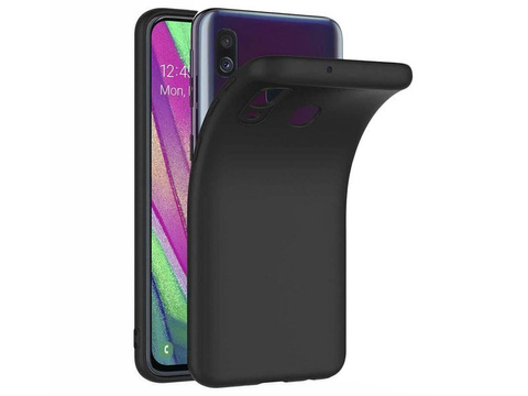 Etui silikonowe Alogy slim case do Samsung Galaxy A40 czarne