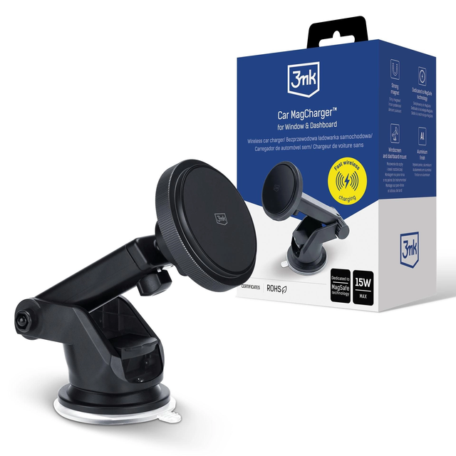 Car Holder with MagSafe 3mk Car MagCharger™ for Window