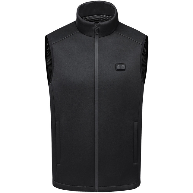 Vyhrievaná vyhrievaná elektrická vesta unisex bunda veľkosť L zimná vesta Mozos HV4 čierna