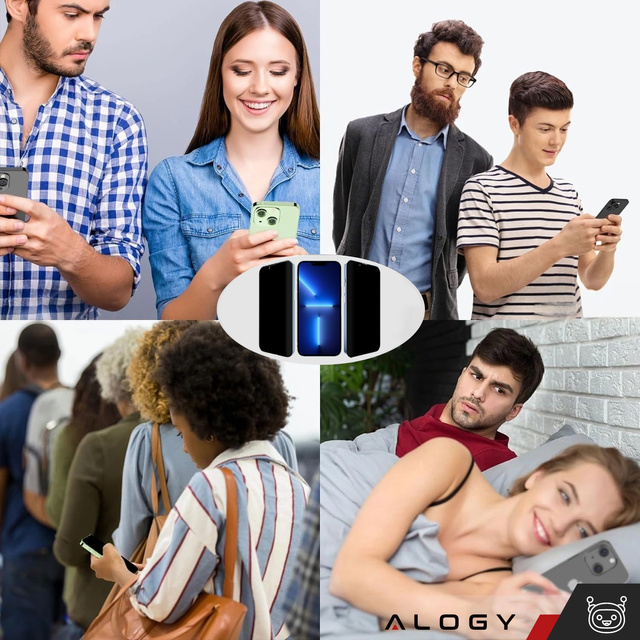 Ochrana soukromí pro iPhone 13 Pro Max Anti-Spy Soukromá anti-Spy temperovaná matná ochrana obrazovky