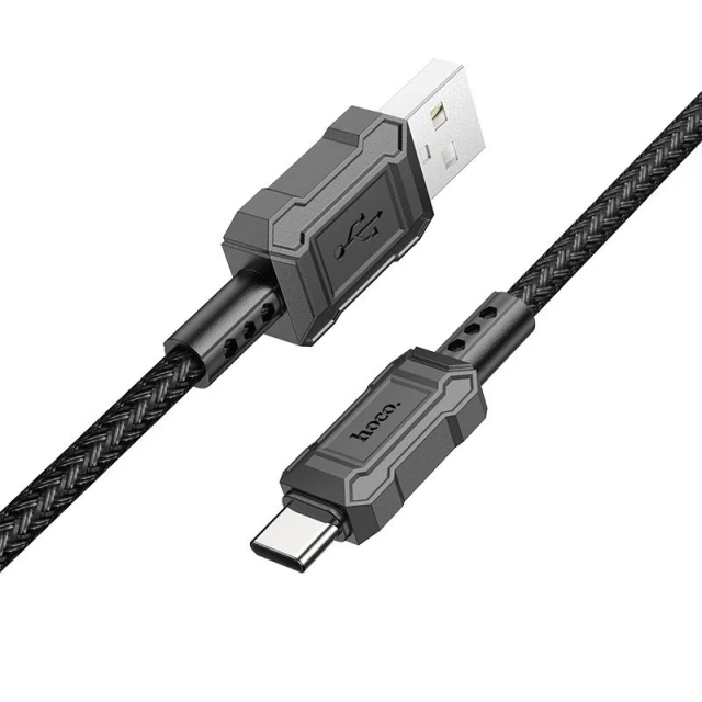 HOCO USB-A to Type C Cable X94 1m Black 3A PVC Fast Charging