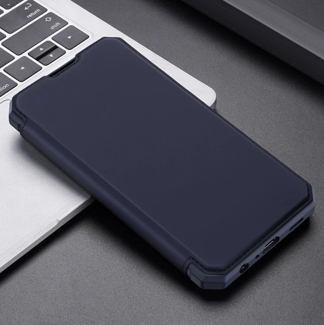 DUX DUCIS Skin X holster cover with flip Samsung Galaxy A02s EU blue