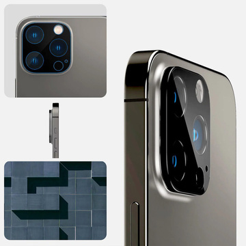 Чохол для камери spigen optik.tr camera protector 2-pack iphone 14 pro / 14 pro max black