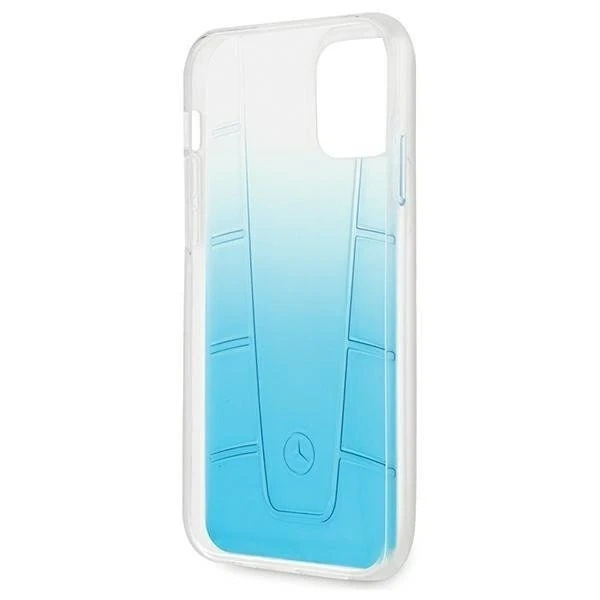 Захисний чохол Mercedes MEHCP12MCLGBL для Apple iPhone 12 / 12 Pro 6.1" blue/blue hardcase Transparent Line