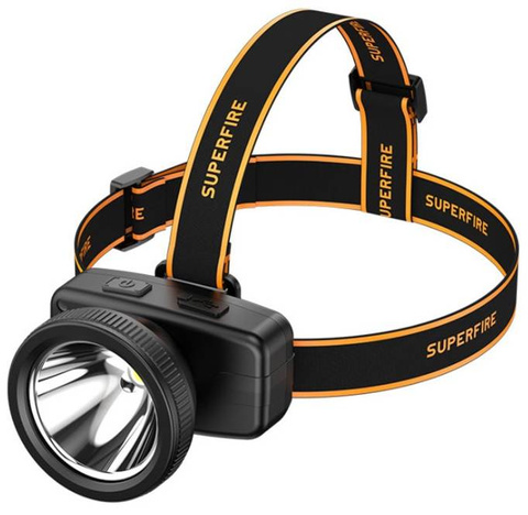 Headlamp Superfire HL55, 150lm, USB-C