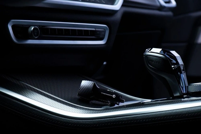 Автомобільний зарядний пристрій FORCELL F-ENERGY Carbon CC50-2C, 2 x Type-C, PD, 3A, 40 Вт