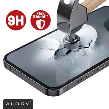 Гібридне скло для Realme 11 Pro 5G / Pro Plus Захисне покриття для екрана Alogy Flexi Glass 9H Case Зручна кришка з плоским екраном