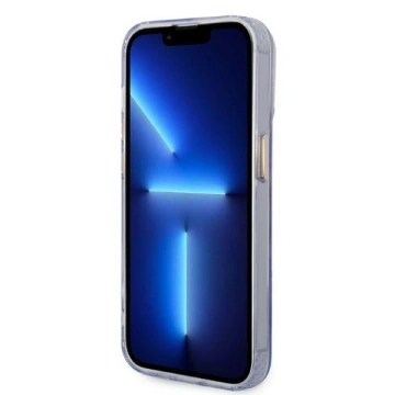 Etui Guess GUHMP14XHTCMU iPhone 14 Pro Max 6,7" purpurowy/фіолетовий жорсткий чохол Gold Outline Translucent MagSafe