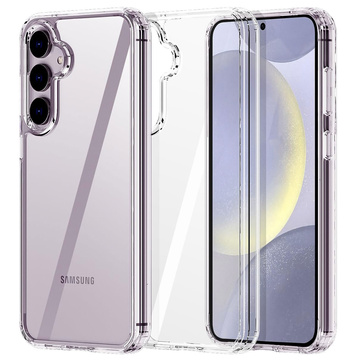Hülle für Samsung Galaxy S24 Plus 3mk Armor Case Klares Gehäuse gepanzerte Rückseite transparent