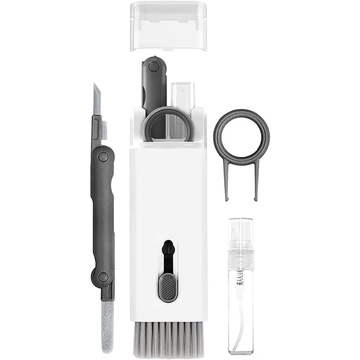 Multifunctional cleaning kit for airpods 7in1 keyboards Grey