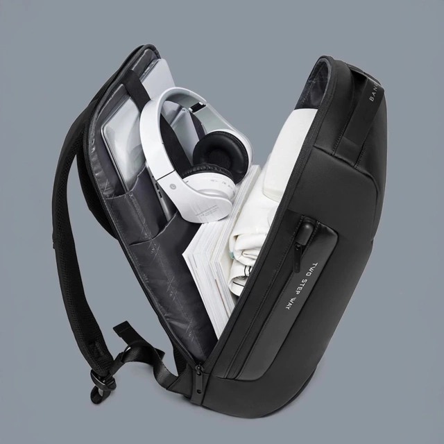 Anti-theft backpack Bange waterproof for laptop up to 15.6" multifunctional Black