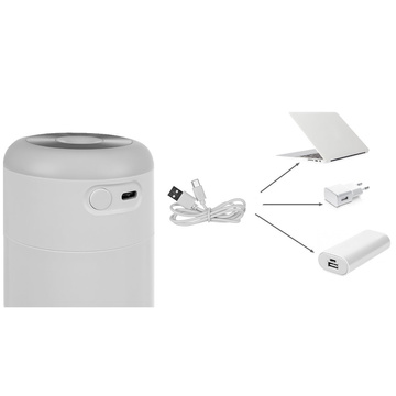Air humidifier aroma diffuser LED Aromatherapy USB White