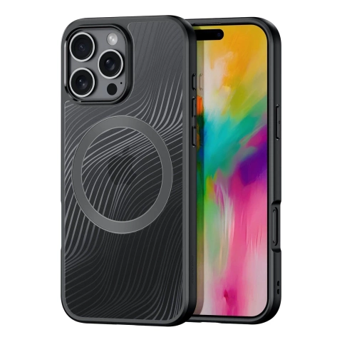 iPhone 16 Pro Max Dux Ducis Aimo Mag Case with MagSafe - Black