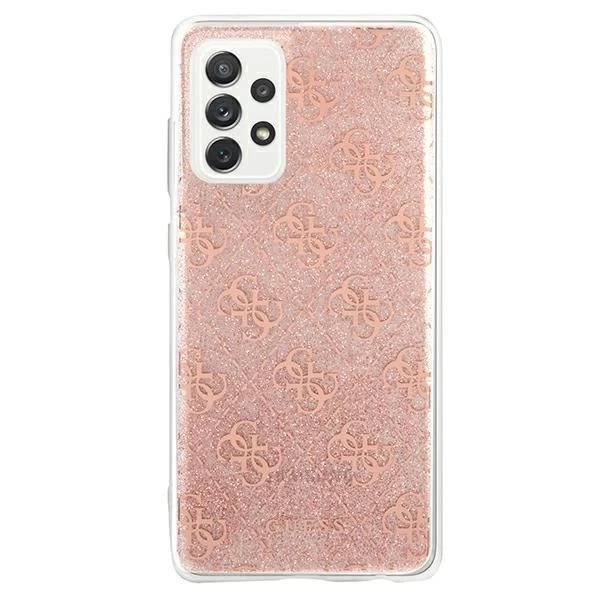 Guess GUHCA72PCU4GLPI A72 A725 różowy/růžové pevné pouzdro 4G Glitter