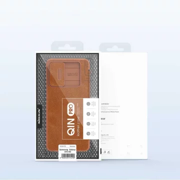 Kožené pouzdro Nillkin Qin pro Samsung Galaxy A73 černé