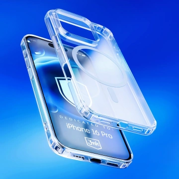 Puzdro pre Apple iPhone 16 Pro pre MagSafe 3mk MagCase zosilnené puzdro obrnený priehľadný chrbát