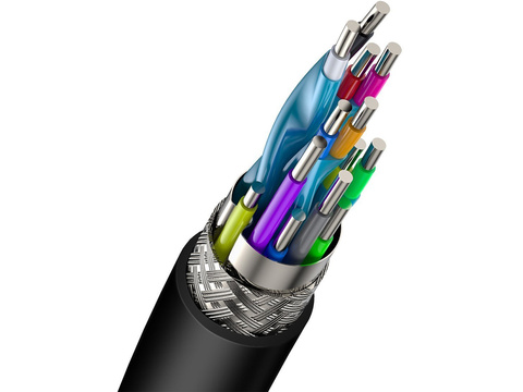 Kabel Baseus HDMI 2.0, 4K 60Hz, 3D, HDR, 18Gbps, 1m černý