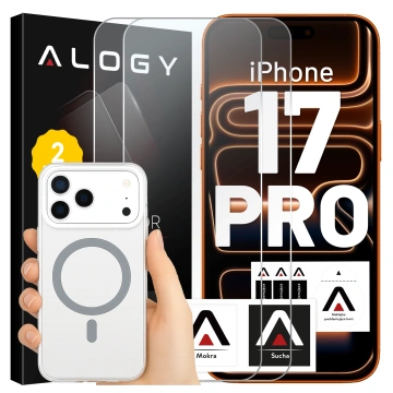 Case for Apple iPhone 16 Pro Max Alogy MagSafe Hybrid Matte Case with Lens Protection Black